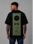 M:N Engineered T-Shirt - Black/Red