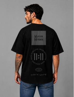 M:N Drop T-Shirt Black