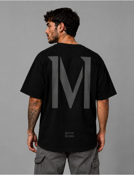 M:N Identity T-Shirt Black/Grey